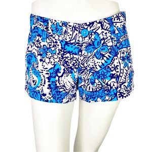 Lilly Pulitzer Walsh Shorts GUC Women’s 4 Hippy Hippy Shake
